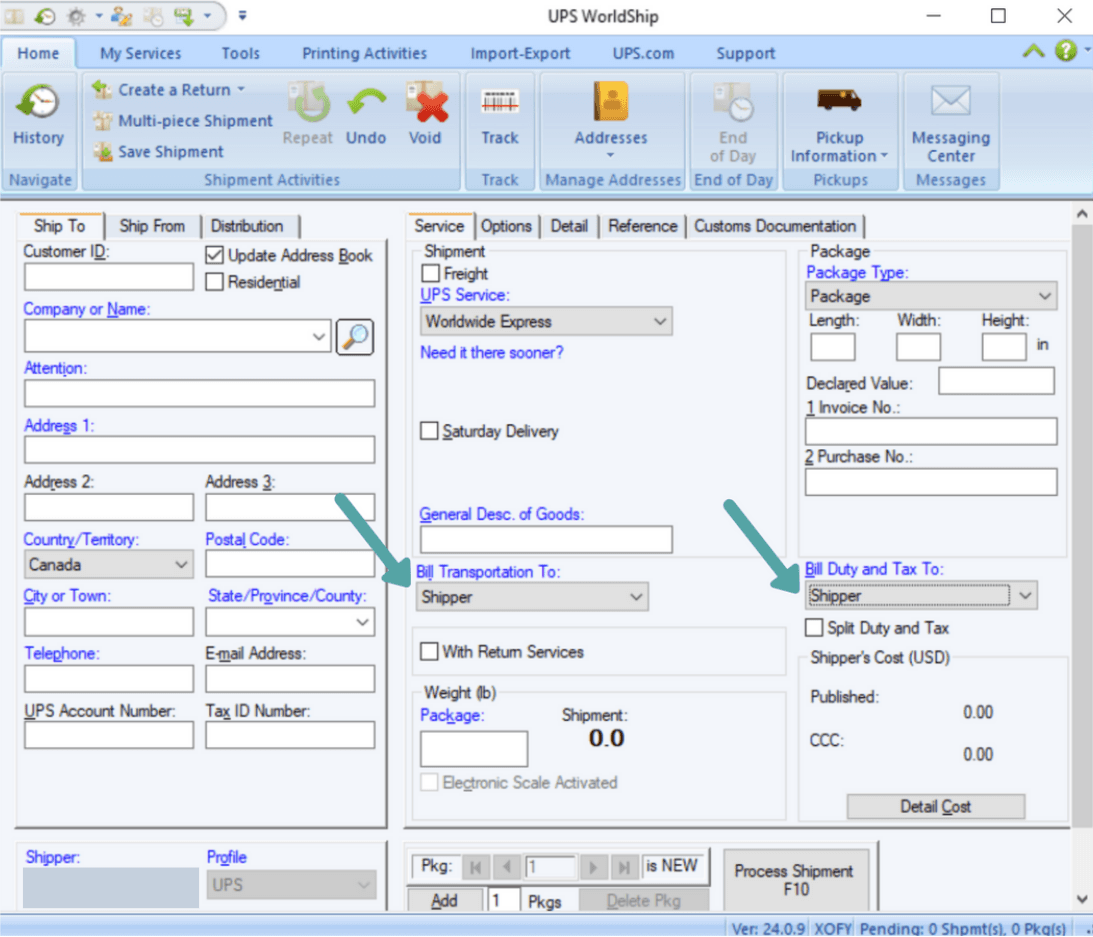 UPS Billing Codes - Interpretation & Creation Guide | Zonos Docs