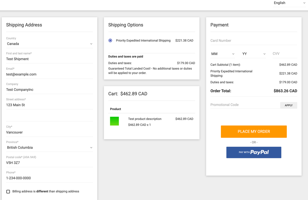 strona checkout