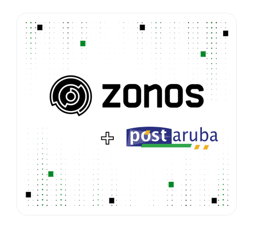 Post Aruba and Zonos logos