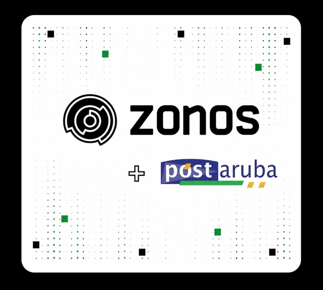 Post Aruba and Zonos logos