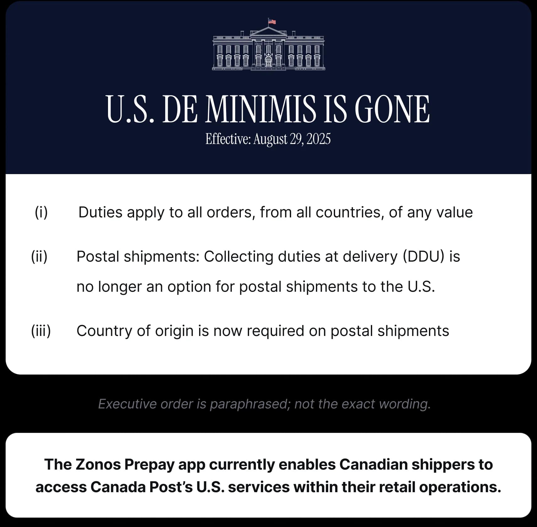 Executive order
