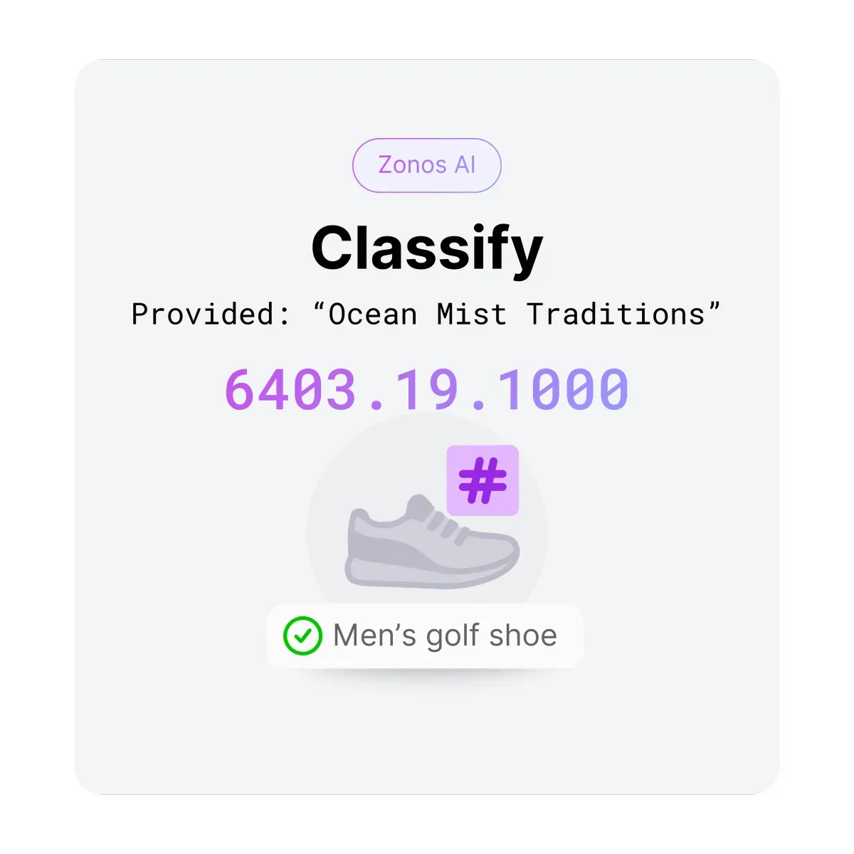 Classify HS code accuracy check