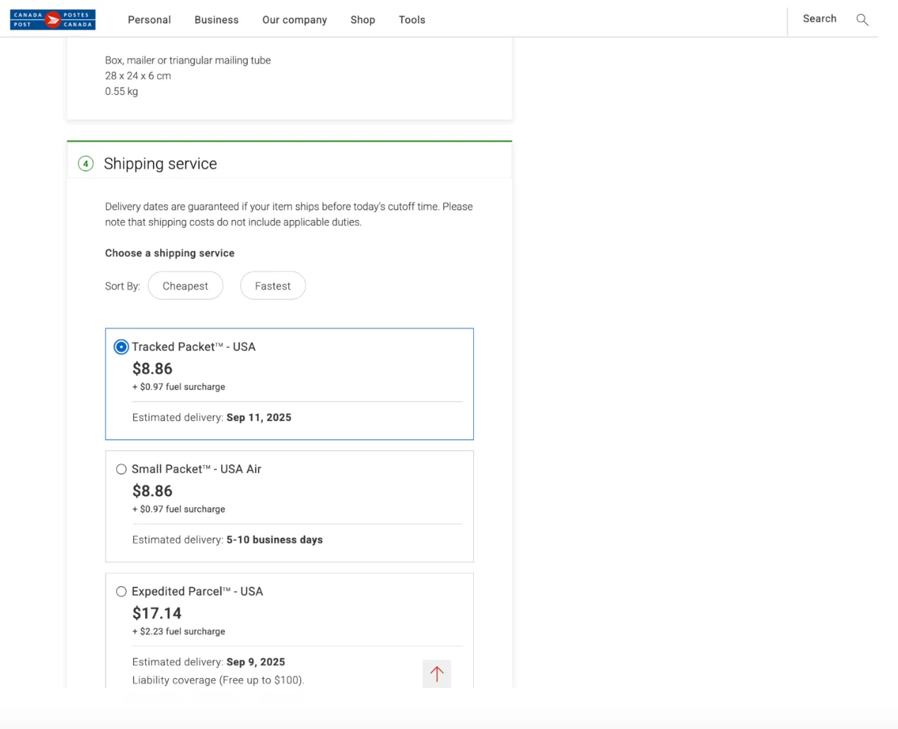 Flusso di Shipping Manager